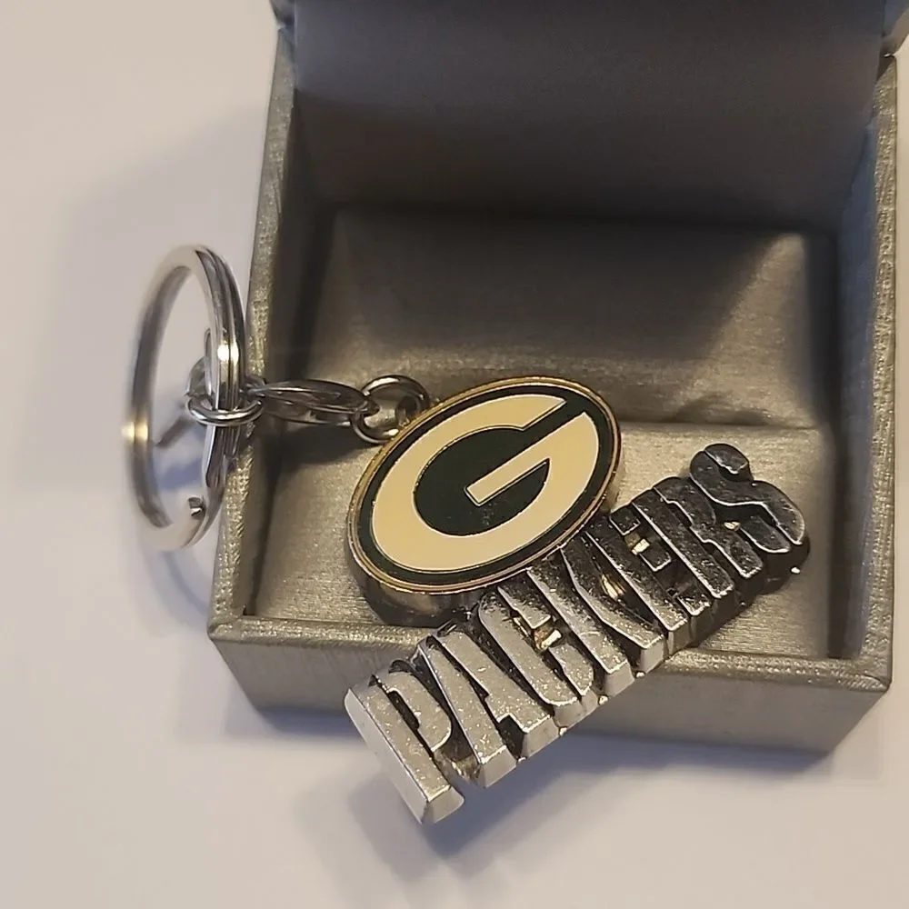 GREEN BAY PACKERS LOGO HEAVYWEIGHT KEYCHAIN Aminco
